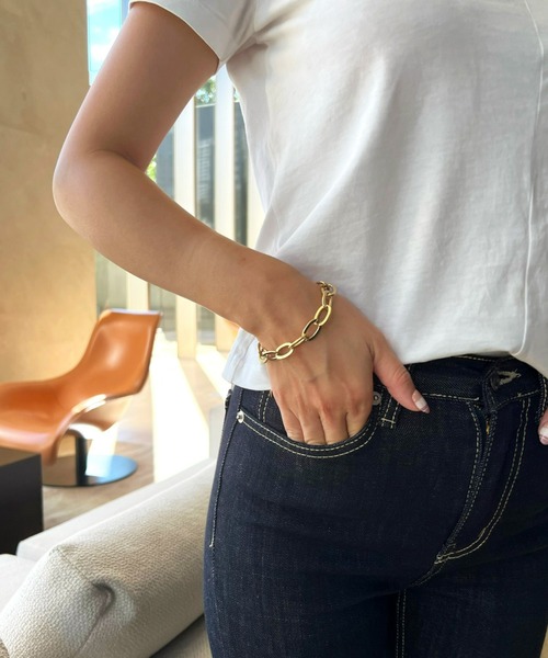 B.R.U（ブル）の「ゴールドシンプルチェーンブレスレット（ブレスレット・レディース・ゴールド・FREE）」の20枚目の写真