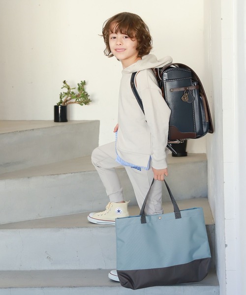 GLOBAL WORK（グローバルワーク）の「キッズ/洗えるスクールBAG/265393（トートバッグ・キッズ・ライトピンク/ブラック/ライトパープル/カーキ/ライトグリーン/ライトベージュ/その他/ネイビー/スカイブルー・FREE）」の15枚目の写真