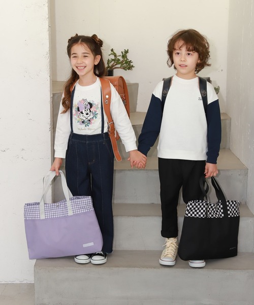 GLOBAL WORK（グローバルワーク）の「キッズ/洗えるスクールBAG/265393（トートバッグ・キッズ・ライトピンク/ブラック/ライトパープル/カーキ/ライトグリーン/ライトベージュ/その他/ネイビー/スカイブルー・FREE）」の21枚目の写真