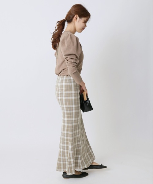 U by SPICK&SPAN(ユーバイスピックアンドスパン)の「チェックマーメイドスカート◆(スカート・レディース・グリーン系その他/ブルー系その他・34/36/38)」の5枚目の写真