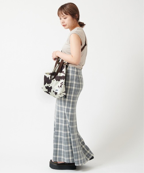 U by SPICK&SPAN(ユーバイスピックアンドスパン)の「チェックマーメイドスカート◆(スカート・レディース・グリーン系その他/ブルー系その他・34/36/38)」の21枚目の写真