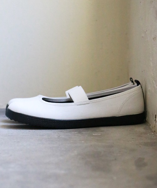 SUN（サン）の「【終了】SUN バレエシューズ(SUN L505)（バレエシューズ・レディース・ホワイト/ブラック・22.0cm/22.5cm/23.0cm/23.5cm/24.0cm/24.5cm）」の4枚目の写真