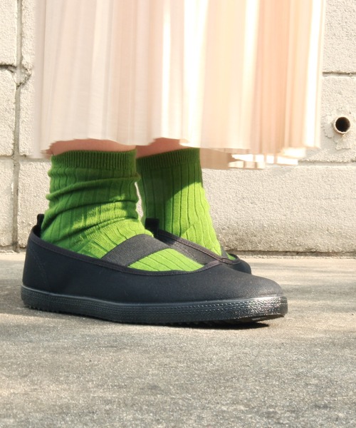 SUN（サン）の「【終了】SUN バレエシューズ(SUN L505)（バレエシューズ・レディース・ホワイト/ブラック・22.0cm/22.5cm/23.0cm/23.5cm/24.0cm/24.5cm）」の19枚目の写真