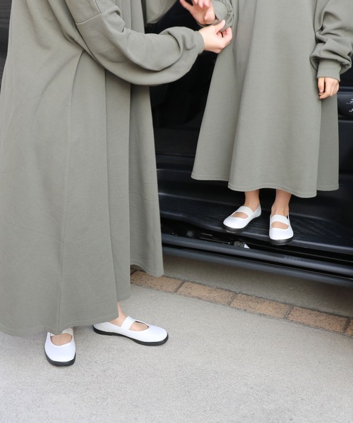 SUN（サン）の「【終了】SUN バレエシューズ(SUN L505)（バレエシューズ・レディース・ホワイト/ブラック・22.0cm/22.5cm/23.0cm/23.5cm/24.0cm/24.5cm）」の21枚目の写真