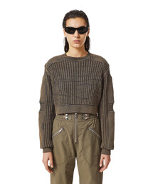 DIESEL | レディース ニット ショート丈 ビンテージ加工(ニット/セーター)