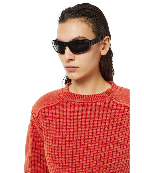 DIESEL（ディーゼル）の「レディース ニット ショート丈 ビンテージ加工（ニット/セーター・レディース・レッド/グレー・LARGE/X-SMALL/MEDIUM/SMALL）」の6枚目の写真