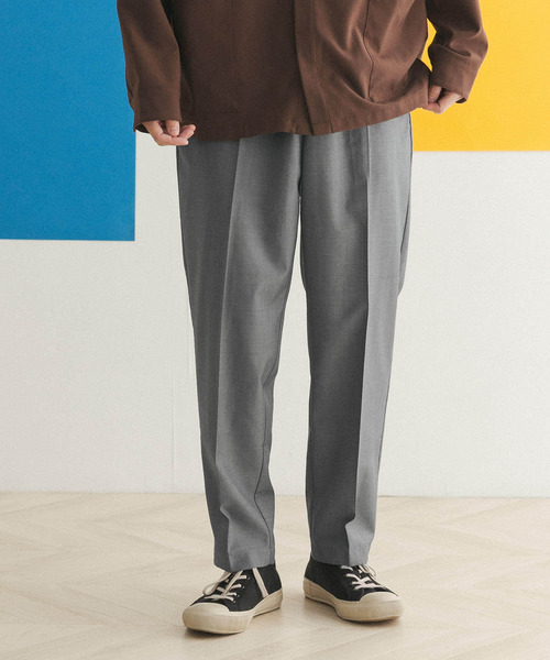 FORK&SPOON（フォークアンドスプーン）の「FORK&SPOON　テーパードスラックス（その他パンツ・メンズ・グレー/ブラック・4/5）」の18枚目の写真