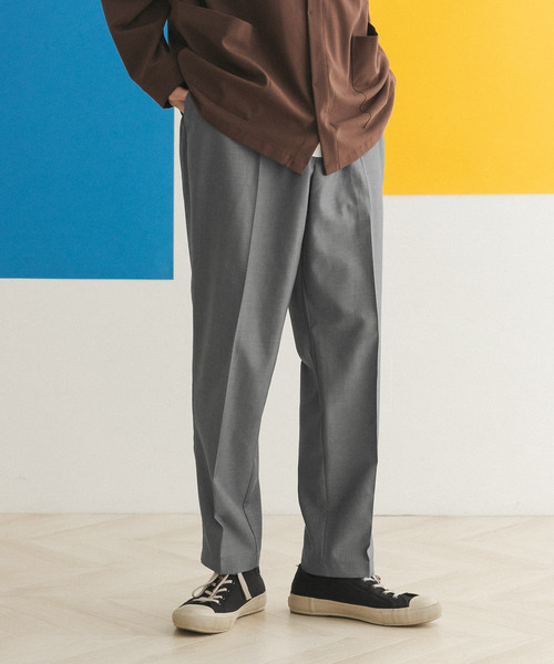 FORK&SPOON（フォークアンドスプーン）の「FORK&SPOON　テーパードスラックス（その他パンツ・メンズ・グレー/ブラック・4/5）」の17枚目の写真