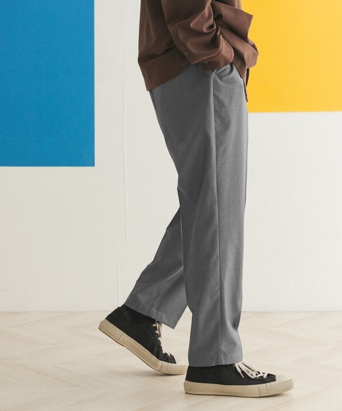 FORK&SPOON（フォークアンドスプーン）の「FORK&SPOON　テーパードスラックス（その他パンツ・メンズ・グレー/ブラック・4/5）」の16枚目の写真