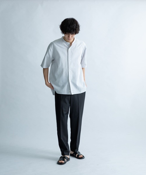 FORK&SPOON（フォークアンドスプーン）の「FORK&SPOON　テーパードスラックス（その他パンツ・メンズ・グレー/ブラック・4/5）」の9枚目の写真