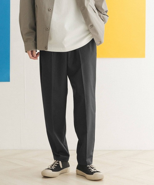 FORK&SPOON（フォークアンドスプーン）の「FORK&SPOON　テーパードスラックス（その他パンツ・メンズ・グレー/ブラック・4/5）」の8枚目の写真