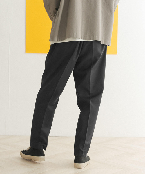 FORK&SPOON（フォークアンドスプーン）の「FORK&SPOON　テーパードスラックス（その他パンツ・メンズ・グレー/ブラック・4/5）」の6枚目の写真