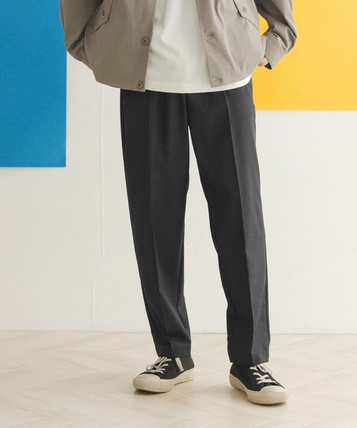 FORK&SPOON（フォークアンドスプーン）の「FORK&SPOON　テーパードスラックス（その他パンツ・メンズ・グレー/ブラック・4/5）」の20枚目の写真