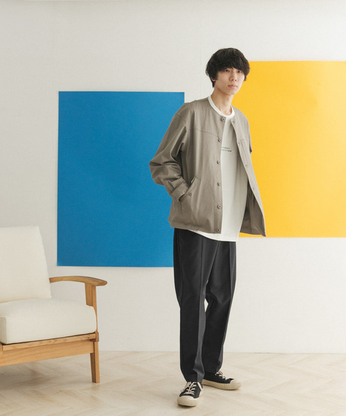 FORK&SPOON（フォークアンドスプーン）の「FORK&SPOON　テーパードスラックス（その他パンツ・メンズ・グレー/ブラック・4/5）」の21枚目の写真