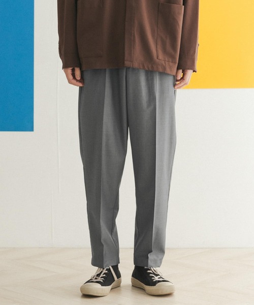 FORK&SPOON（フォークアンドスプーン）の「FORK&SPOON　テーパードスラックス（その他パンツ・メンズ・グレー/ブラック・4/5）」の22枚目の写真