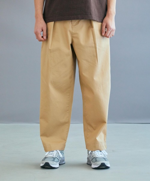 THE STANDARD（ザスタンダード）の「WEGO/タックトラウザーパンツ（チノパンツ・メンズ・ベージュ/ホワイト/ブラック・LARGE/SMALL/MEDIUM）」の17枚目の写真
