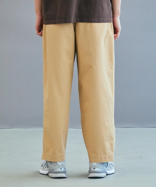 THE STANDARD（ザスタンダード）の「WEGO/タックトラウザーパンツ（チノパンツ・メンズ・ベージュ/ホワイト/ブラック・LARGE/SMALL/MEDIUM）」の19枚目の写真
