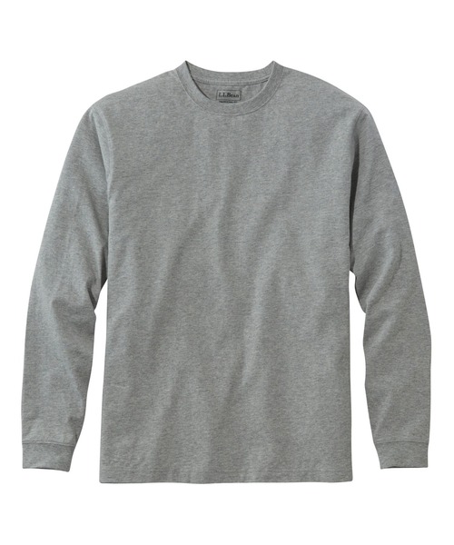 L.L.Bean(エルエルビーン)の「ケアフリー・アンシュリンカブル・ティ、長袖 ジャパン・フィット(Tシャツ/カットソー・メンズ・ネイビー/ホワイト/ブラック/ヘザーグレー・XX-LARGE/X-LARGE/MEDIUM/LARGE/SMALL)」の1枚目の写真