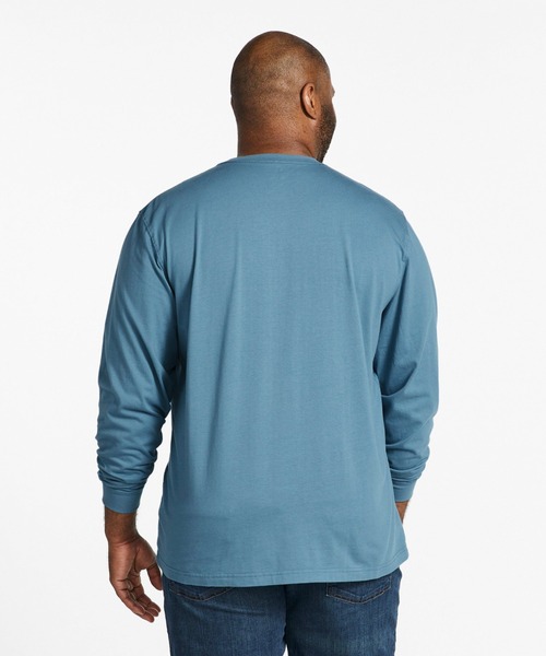L.L.Bean(エルエルビーン)の「ケアフリー・アンシュリンカブル・ティ、長袖 ジャパン・フィット(Tシャツ/カットソー・メンズ・ネイビー/ホワイト/ブラック/ヘザーグレー・XX-LARGE/X-LARGE/MEDIUM/LARGE/SMALL)」の8枚目の写真
