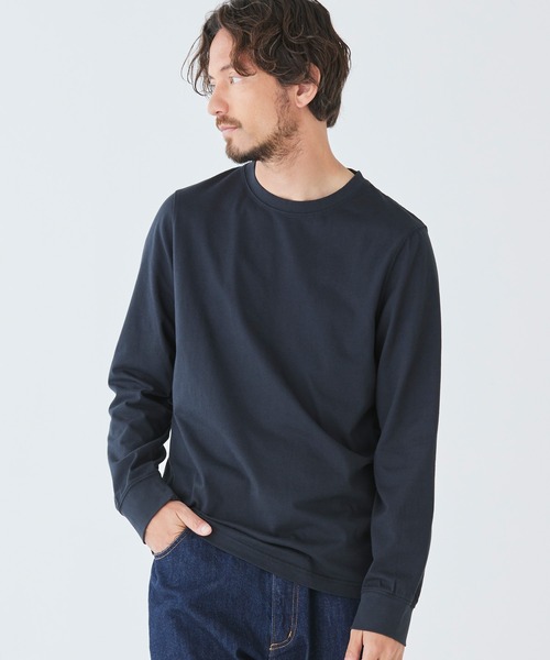 L.L.Bean(エルエルビーン)の「ケアフリー・アンシュリンカブル・ティ、長袖 ジャパン・フィット(Tシャツ/カットソー・メンズ・ネイビー/ホワイト/ブラック/ヘザーグレー・XX-LARGE/X-LARGE/MEDIUM/LARGE/SMALL)」の21枚目の写真