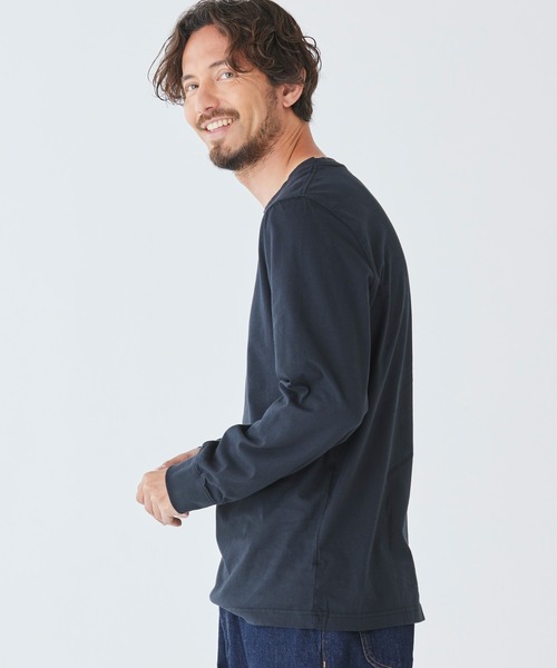 L.L.Bean(エルエルビーン)の「ケアフリー・アンシュリンカブル・ティ、長袖 ジャパン・フィット(Tシャツ/カットソー・メンズ・ネイビー/ホワイト/ブラック/ヘザーグレー・XX-LARGE/X-LARGE/MEDIUM/LARGE/SMALL)」の22枚目の写真