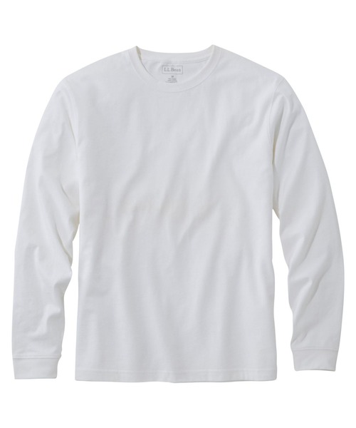 L.L.Bean(エルエルビーン)の「ケアフリー・アンシュリンカブル・ティ、長袖 ジャパン・フィット(Tシャツ/カットソー・メンズ・ネイビー/ホワイト/ブラック/ヘザーグレー・XX-LARGE/X-LARGE/MEDIUM/LARGE/SMALL)」の19枚目の写真
