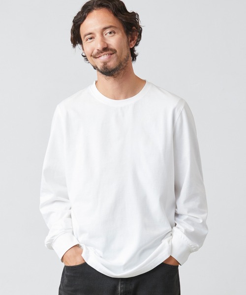 L.L.Bean(エルエルビーン)の「ケアフリー・アンシュリンカブル・ティ、長袖 ジャパン・フィット(Tシャツ/カットソー・メンズ・ネイビー/ホワイト/ブラック/ヘザーグレー・XX-LARGE/X-LARGE/MEDIUM/LARGE/SMALL)」の12枚目の写真