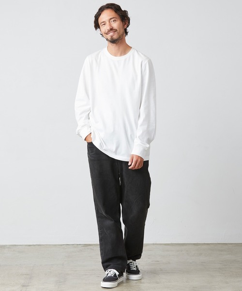 L.L.Bean(エルエルビーン)の「ケアフリー・アンシュリンカブル・ティ、長袖 ジャパン・フィット(Tシャツ/カットソー・メンズ・ネイビー/ホワイト/ブラック/ヘザーグレー・XX-LARGE/X-LARGE/MEDIUM/LARGE/SMALL)」の15枚目の写真