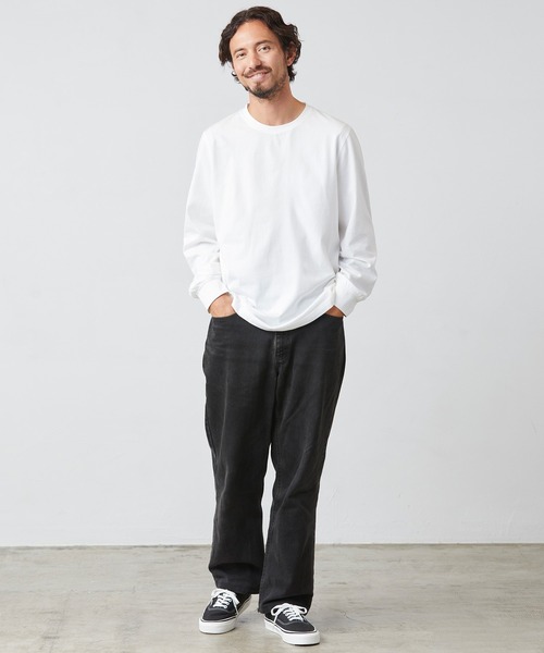 L.L.Bean(エルエルビーン)の「ケアフリー・アンシュリンカブル・ティ、長袖 ジャパン・フィット(Tシャツ/カットソー・メンズ・ネイビー/ホワイト/ブラック/ヘザーグレー・XX-LARGE/X-LARGE/MEDIUM/LARGE/SMALL)」の16枚目の写真
