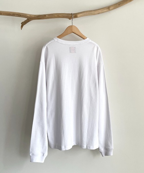 CANAL JEAN（キャナルジーン）の「KEY(キー) KEY LOGOロングTシャツ（Tシャツ/カットソー・レディース・ブラック/ホワイト・MEDIUM/LARGE）」の15枚目の写真