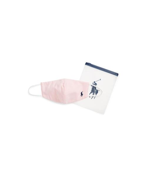 POLO RALPH LAUREN（ポロ ラルフ ローレン）の「コットン クロス マスク（マスク・メンズ・ピンク・M/S）」の2枚目の写真