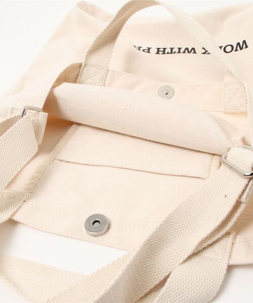 Dickies（ディッキーズ）の「【Dickies/ディッキーズ】DK LOGO TC CANVAS 2WAY SHOULDER BAG（ショルダーバッグ・レディース・ネイビー/レッド/オフホワイト/ブラック・FREE）」の7枚目の写真