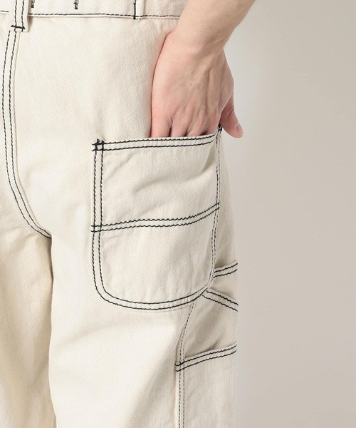 DANKE SCHON（ダンケシェーン）の「DankeSchon/ダンケシェーン/0 Stitch Painter Pants/０ステッチペインターパンツ（その他パンツ・メンズ・ホワイト/ベージュ・MEDIUM/L）」の9枚目の写真