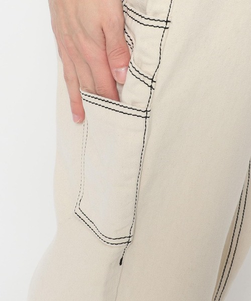 DANKE SCHON（ダンケシェーン）の「DankeSchon/ダンケシェーン/0 Stitch Painter Pants/０ステッチペインターパンツ（その他パンツ・メンズ・ホワイト/ベージュ・MEDIUM/L）」の11枚目の写真