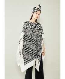 martinique | CURRENTAGE/CURRENTAGE SHOKO OTAKE Silk Poncho(ポンチョ)