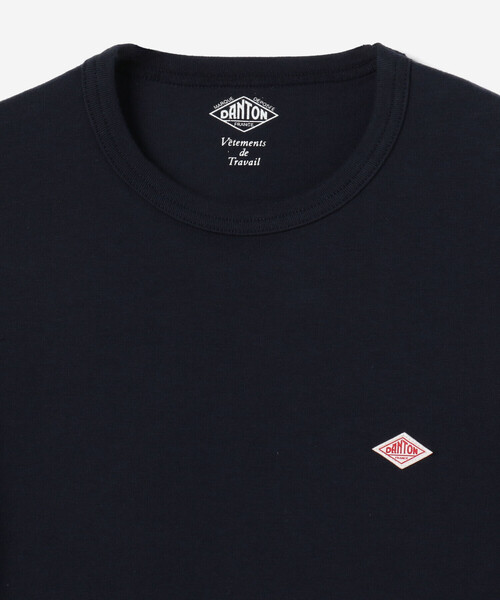 DANTON（ダントン）の「DANTON | TC天竺 クルーネックTシャツ WOMEN（Tシャツ/カットソー・レディース・ホワイト/ネイビー/レッド/ベージュ/C/グリーン系その他/ブラック/ホワイト系その他・36/34）」の9枚目の写真