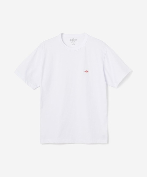 DANTON（ダントン）の「DANTON | TC天竺 クルーネックTシャツ WOMEN（Tシャツ/カットソー・レディース・ホワイト/ネイビー/レッド/ベージュ/C/グリーン系その他/ブラック/ホワイト系その他・36/34）」の2枚目の写真