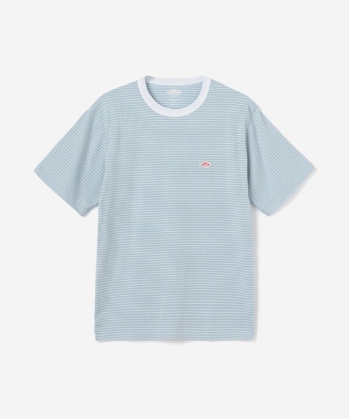 DANTON（ダントン）の「DANTON | TC天竺 クルーネックTシャツ WOMEN（Tシャツ/カットソー・レディース・ホワイト/ネイビー/レッド/ベージュ/C/グリーン系その他/ブラック/ホワイト系その他・36/34）」の8枚目の写真