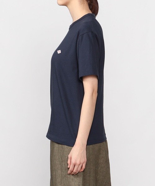 DANTON（ダントン）の「DANTON | TC天竺 クルーネックTシャツ WOMEN（Tシャツ/カットソー・レディース・ホワイト/ネイビー/レッド/ベージュ/C/グリーン系その他/ブラック/ホワイト系その他・36/34）」の14枚目の写真
