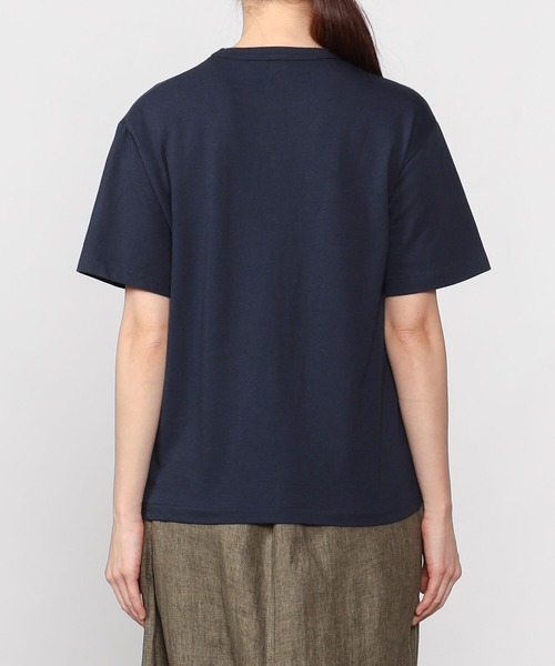 DANTON（ダントン）の「DANTON | TC天竺 クルーネックTシャツ WOMEN（Tシャツ/カットソー・レディース・ホワイト/ネイビー/レッド/ベージュ/C/グリーン系その他/ブラック/ホワイト系その他・36/34）」の15枚目の写真