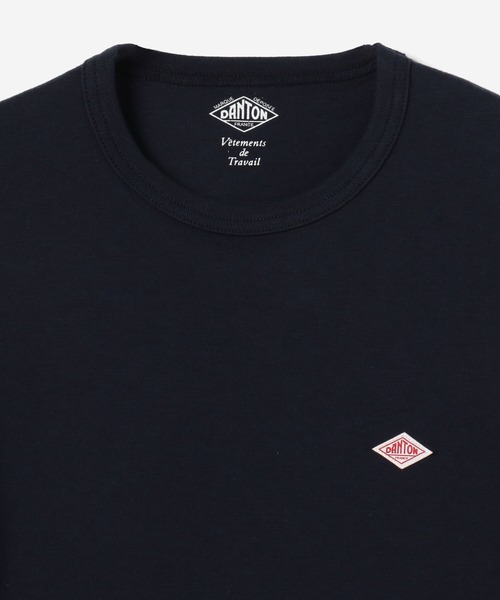 DANTON（ダントン）の「DANTON | TC天竺 クルーネックTシャツ WOMEN（Tシャツ/カットソー・レディース・ホワイト/ネイビー/レッド/ベージュ/C/グリーン系その他/ブラック/ホワイト系その他・36/34）」の18枚目の写真