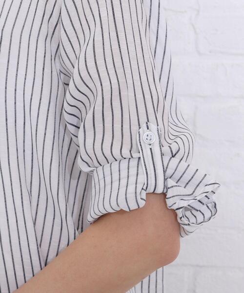 SHOO・LA・RUE（シューラルー）の「◆【2点セット】スラブスキッパー×タンクセット（シャツ/ブラウス・レディース・グレー系その他3/グリーン系3/ネイビー系2/サックスブルー系2・02/03/04）」の11枚目の写真