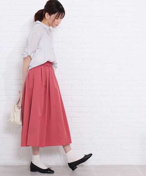 SHOO・LA・RUE（シューラルー）の「◆【2点セット】スラブスキッパー×タンクセット（シャツ/ブラウス・レディース・グレー系その他3/グリーン系3/ネイビー系2/サックスブルー系2・02/03/04）」の17枚目の写真