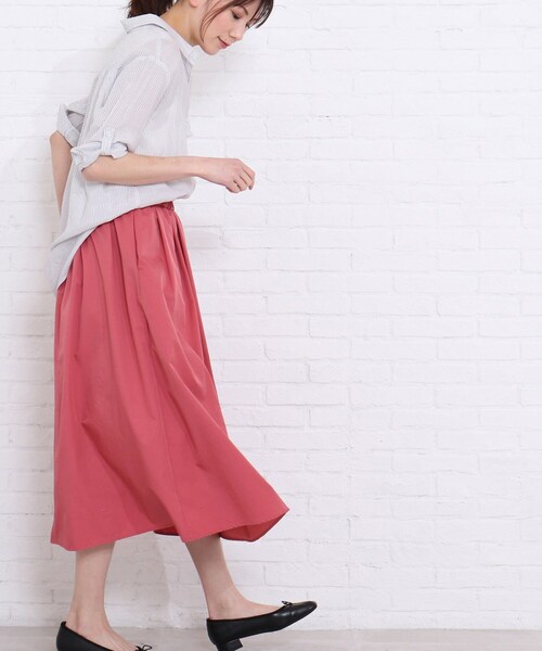 SHOO・LA・RUE（シューラルー）の「◆【2点セット】スラブスキッパー×タンクセット（シャツ/ブラウス・レディース・グレー系その他3/グリーン系3/ネイビー系2/サックスブルー系2・02/03/04）」の19枚目の写真