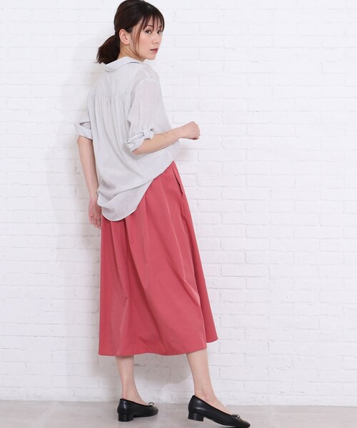 SHOO・LA・RUE（シューラルー）の「◆【2点セット】スラブスキッパー×タンクセット（シャツ/ブラウス・レディース・グレー系その他3/グリーン系3/ネイビー系2/サックスブルー系2・02/03/04）」の20枚目の写真