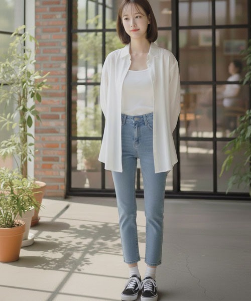 urge:(アージコロン )の「【URGE:】 ハイウエスト テーパード デニムパンツ(デニムパンツ・レディース・ブラック/ブルー・MEDIUM/LARGE/SMALL/X-LARGE)」の1枚目の写真