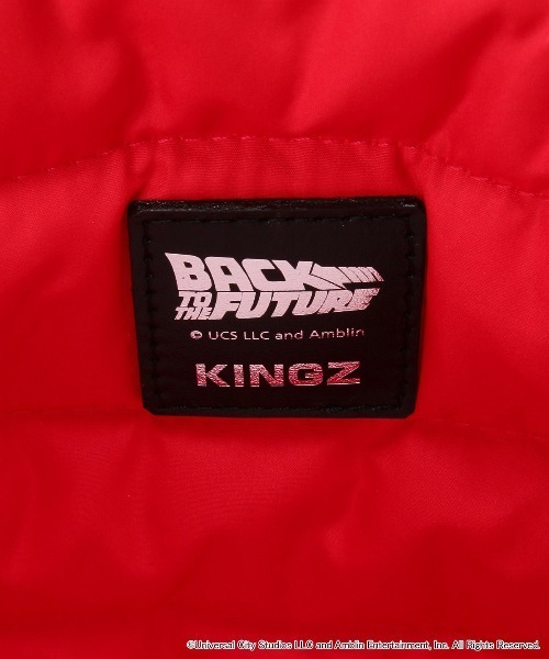 KINGZ（キングズ）の「バックトゥザフューチャーコラ（トートバッグ・メンズ・レッド・FREE）」の9枚目の写真