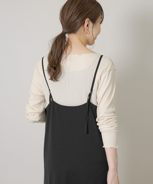 URBAN RESEARCH Sonny Label(アーバンリサーチサニーレーベル)の「メロウクルーネックプルオーバー(Tシャツ/カットソー・レディース・ライトグレー/ブラック/アイボリー・FREE)」の7枚目の写真