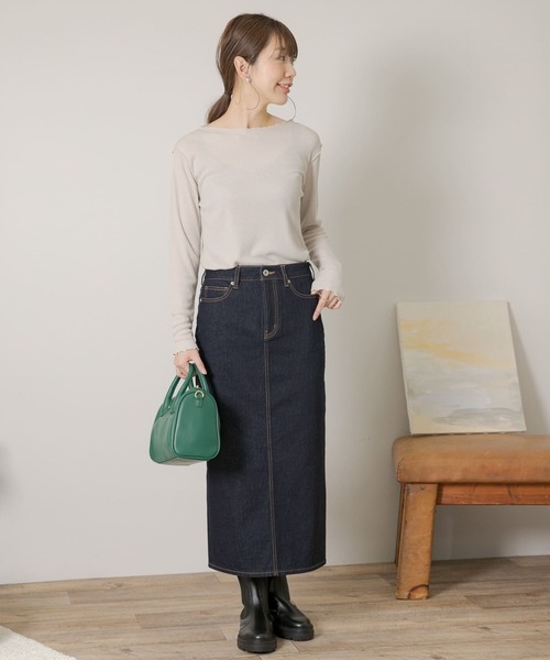 URBAN RESEARCH Sonny Label(アーバンリサーチサニーレーベル)の「メロウクルーネックプルオーバー(Tシャツ/カットソー・レディース・ライトグレー/ブラック/アイボリー・FREE)」の15枚目の写真