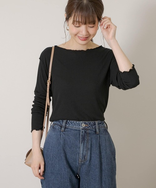 URBAN RESEARCH Sonny Label(アーバンリサーチサニーレーベル)の「メロウクルーネックプルオーバー(Tシャツ/カットソー・レディース・ライトグレー/ブラック/アイボリー・FREE)」の17枚目の写真